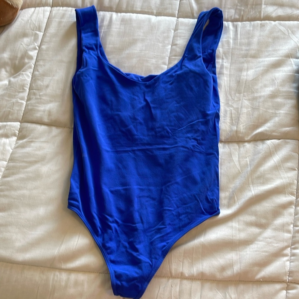Free People Blue Bodysuit